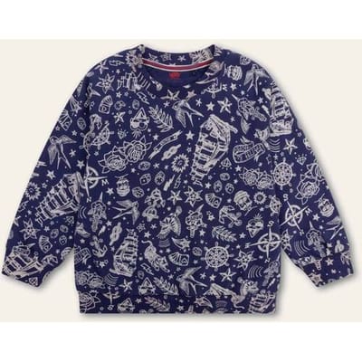 Oilily Hutt Sweater- maat122/7yr Patriot Blauw