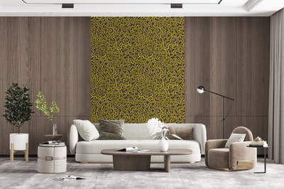 Behang - Fotobehang Krul - Art nouveau - Patronen - Breedte 200 cm x hoogte 300 cm