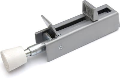 Deurvastzetter Voetstift Zwaar Zilvergrijs 122 x 30 mm | Per Stuk