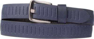 Petrol Industries Riem Jongens - Broekriem - Verstelbaar - Leer - Blauw - 65 cm
