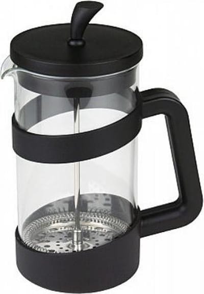 Madame Chai - Kinghoff- koffie/thee press - theemaker - Koffiemaker French press- rvs thee en koffie press - 1 liter - met extra maatlepel erin