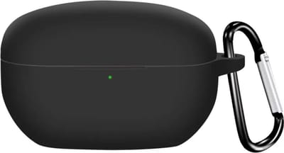 KELERINO. Soft Case geschikt voor Sony WF-1000XM5 - Siliconen Hoesje met Haak - Zwart