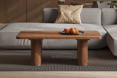 Salontafel 'Jean' Mango Hout Lichtbruin
