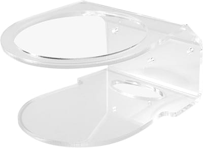 Router Wandhouder - Router Mount - Netwerk Organisatie - Opgeruimd Bureau - 15.5 cm - Transparant