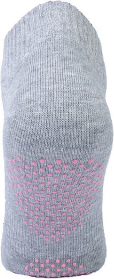 Dames Yoga sok - Antislip Sneaker sokken - Pilates grip sokken katoen - 42 - Grijs