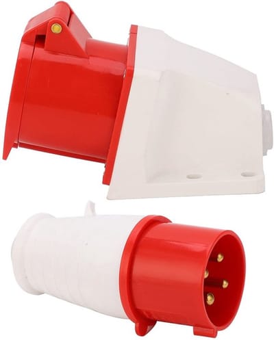Allecto - 4-pins Stekker - Waterdichte Connectorset - 32A