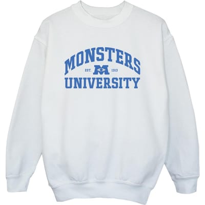 Disney Jongens Monsters University Logo Sweatshirt (Wit)