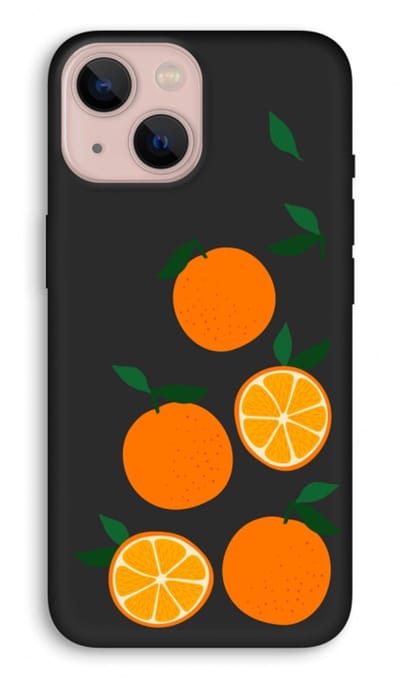 Case Company® - Hoesje geschikt voor iPhone 13 hoesje - Will you be my clementine - Biologisch Afbreekbaar Telefoonhoesje - Bescherming alle Kanten en Schermrand