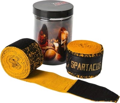 Nivard Bandage Boksen - Kickboksen - Handschoenen - Boks Bandage - Kickboks - Binnenhandschoenen - Handschoen - Boxing - Handbagage - Geel - 3 Meter