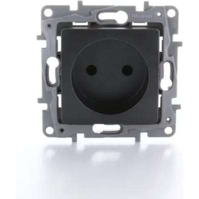 Legrand Stopcontact Niloe Inbouw 2-polig Antraciet