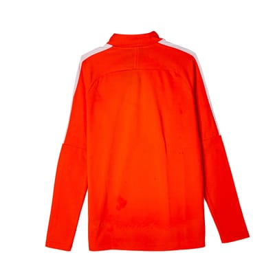 Nike Quick-Dry Lange Mouw Hardloop Knit Top Heren tops Oranje-Rood 839347-842 M red