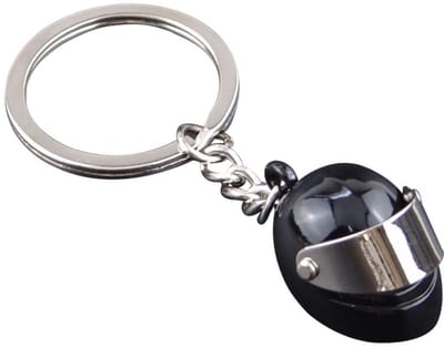 Jumada's - Brommer, motor, scooter sleutelhanger - Sleutelhanger - Keychain - Motor Helm sleutelhanger - Zwart