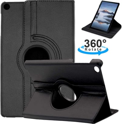 Book Cover Geschikt voor: Samsung Galaxy Tab S5e T720 / T725 Draaibaar Hoesje - Multi stand Case - Zwart