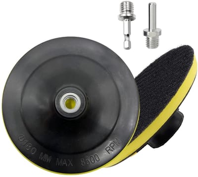 Set van 2 Polijstschijven 180mm met M14 Adapter voor Haakse Slijper