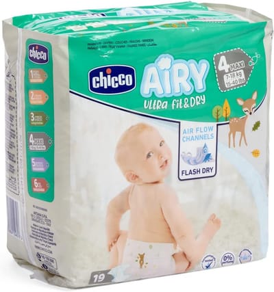 Luiers Maxi Maat 4 voor Kinderen 7-18 kg, 19 Stuks – Ultra Absorberend en Ademend