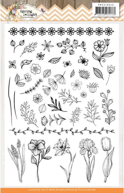 Precious Marieke - Clearstamp - Spring Delight - PMCS10043