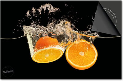 Inductie beschermer 60x60 - afdekplaat inductie mat - Dietrix Kookplaat beschermer - Exclusief - Splash - Sinaasappels