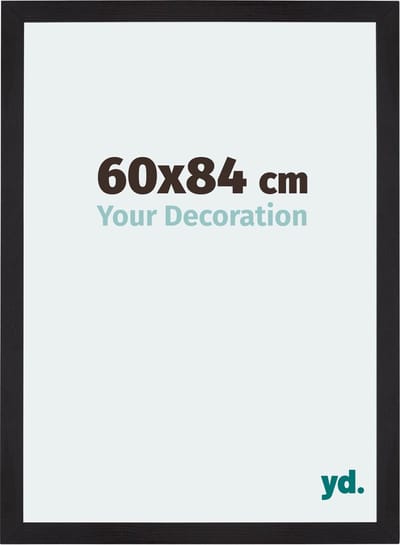 Your Decoration - Fotolijst 60x84 cm - MDF - Zwart Houtnerf - Mura