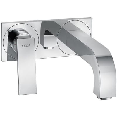 AXOR Citterio single-lever UP WC mixer w. Plate &amp; drain set 39119000