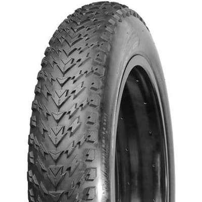 Delium Buitenband - Fietsband Thundr 20x4.00 100-406 zwart Fatbike