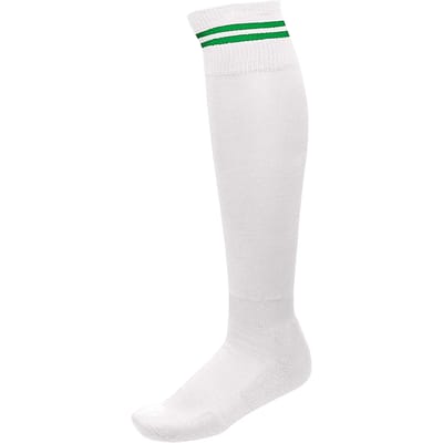 PROACT® Sportsokken Met Contraststrepen PA015 - White / Sporty Kelly Green - 39/42 EU