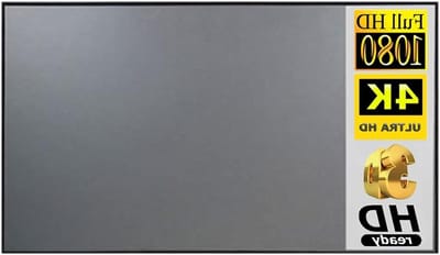 Projectiescherm, Metalen Anti-Licht 16:9 Schaal Projector Scherm 60 84 100 120 133 Inch Draagbare Home Outdoor Office HD projectie Gordijn voor thuis, feestjes(40 inch)