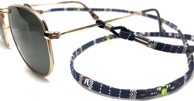 Fashtival | Brillenkoord Marine | Zonnebrilkoord Marine blauw | Zonnebril touwtje