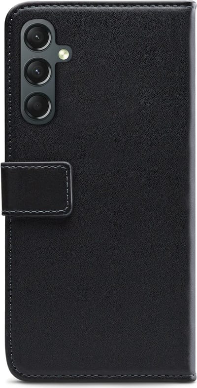 Mobilize Telefoonhoesje geschikt voor Samsung Galaxy A24 Hoesje | Mobilize Classic Gelly Wallet Bookcase Portemonnee | Pasjeshouder voor 2 Pasjes | Telefoonhoesje voor Pinpas / OV Kaart / Rijbewijs - Zwart