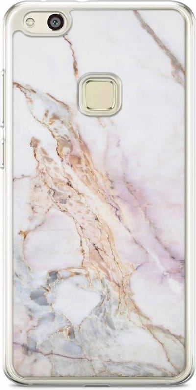 Casimoda® hoesje - Geschikt voor Huawei P10 Lite - Parelmoer Marmer - Siliconen/TPU - Soft Case - Multi - Marmer