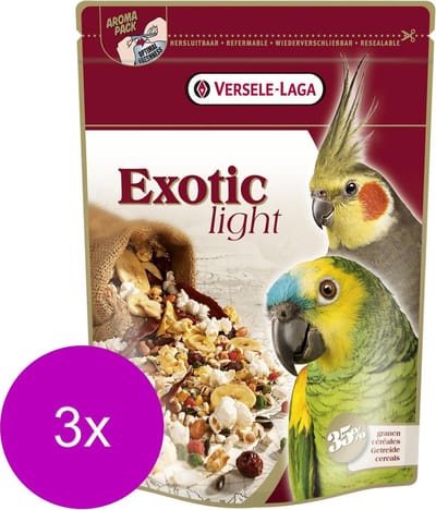 Versele-Laga Prestige Premium Exotic Light Graanmix - Vogelvoer - 3 x 750 g