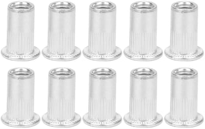 100 Stuks Blinde Popnagels en Aluminium M5 Draadmoeren voor Bevestiging en Montage