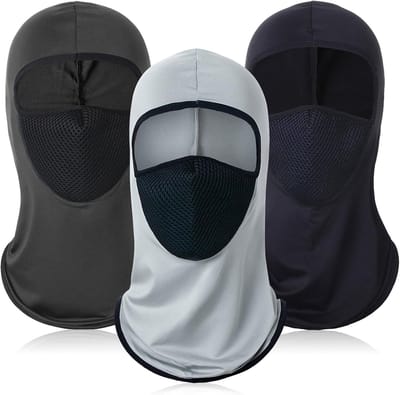 Balaclava Set - Motorhelm Binnen - Outdoor Activiteiten - 3 Stuks Set - One Size - Multicolor