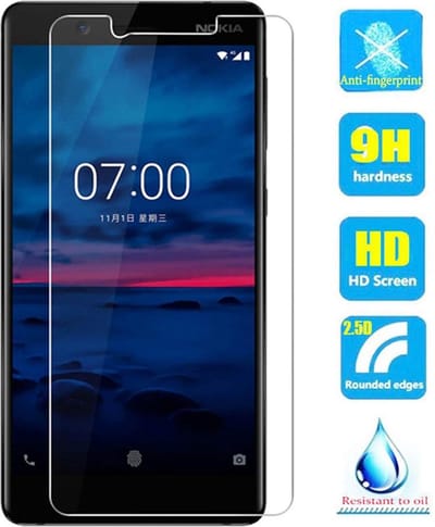 2 Stuks Screenprotector Tempered Glass Glazen Gehard Screen Protector 2.5D 9H (0.3mm) - Geschikt Voor: Nokia 7