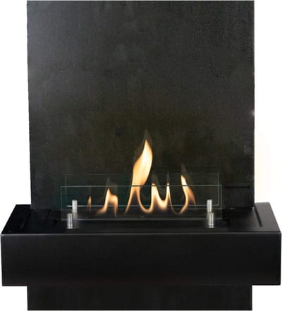 Xaralyn Bio-ethanol wandhaard - Quero BG - glas - 2 KW verwarming - wandombouw inclusief inbouwhaard - sfeerhaard