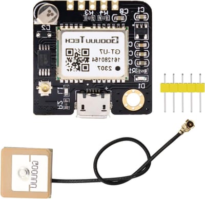 GPS Module met Hoge Gevoeligheid, IPEX Antenne en Compatibiliteit met NEO-6M voor Arduino, 3.6V-5V, Perfect voor Navigatie en Locatiebepaling