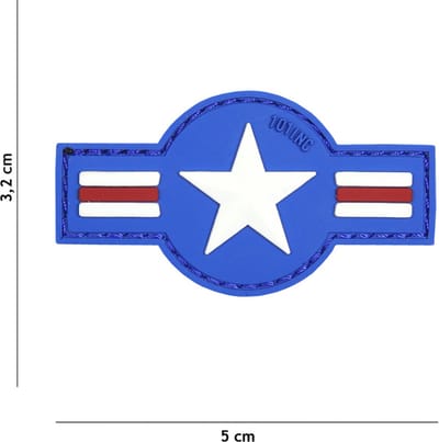 101 Inc Embleem 3D Pvc U.S. Air Force Blauw  18072