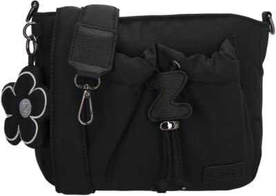 Zebra Trends Juna Crossbodytas - Schoudertasje - Crossbody - Puffy - Dames - Zwart
