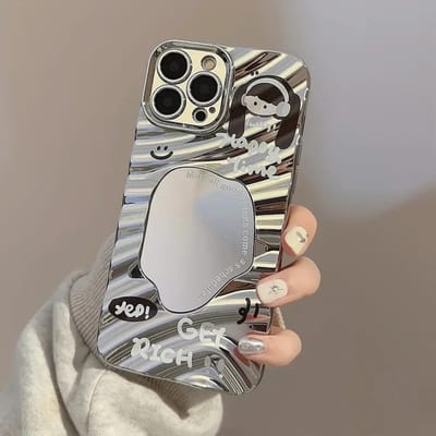 Make-up Spiegel Telefoonhoesje Voor Samsung Galaxy A55 5G A15 A16 A35 A34 A54 A33 A32 A53 A52s A51 A14 A13 A12 A50 Zachte Cover Funda For SamsungA54 5G