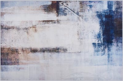 TRABZON - Vloerkleed - Lichtgrijs - 140 x 200 cm - Polyester