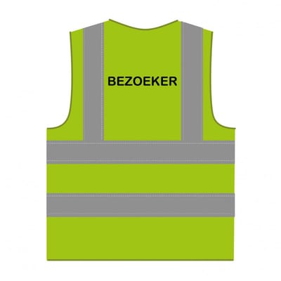 Bezoeker hesje RWS limoengroen