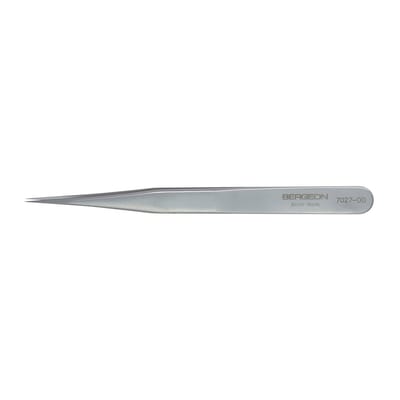 Bergeon tang 7027-00, Inox Form 00, corrosie- en zuurbestendig, hoge hardheid, gemaakt van roestvrij staal