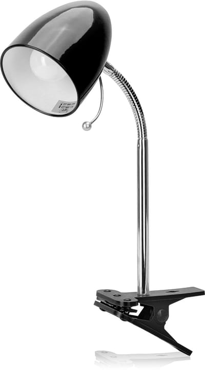 Aigostar 10LR3 - Bureaulamp met Klem - E27 fitting - Tafellamp - Klemlamp - Zwart - Excl. lampje