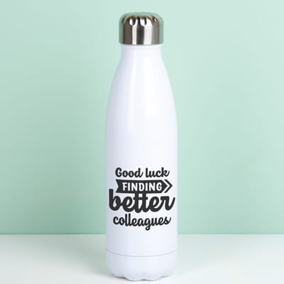 Thermosfles Better Colleagues - Wit van Ditverzinjeniet.nl