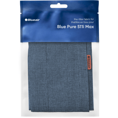 Blueair Blue Pure 511i Max voorfilter, wasbare stof, mistkleurig