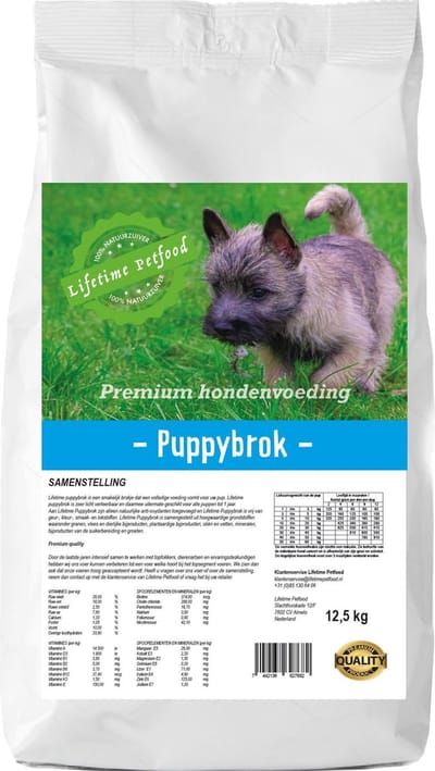 Lifetime Petfood-PUPPYBROK 3 Kg   premium