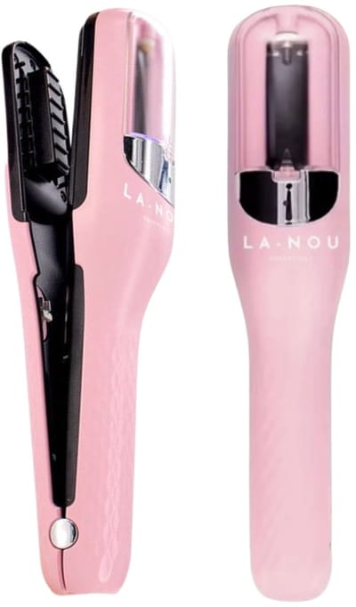 La Nou® Split Ends Trimmer 4 - Split Ender Pro - Split Remover Incl. accessoires - Split Trimmer Voor Gespleten Haarpunten - Split end Remover - Split end Trimmer Vrouwen - Roze
