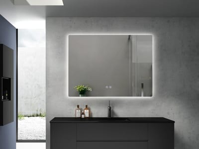 Mawialux LED Badkamerspiegel - 90x70cm - Horizontaal of verticaal - Ives