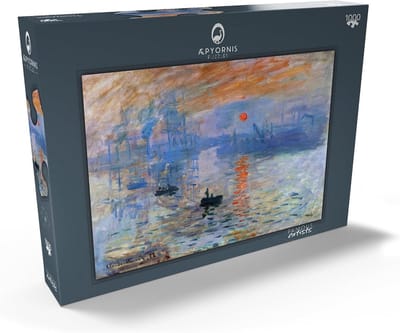MyPuzzle Claude Monet's Impressie, Zonsopgang (1872) - Premium 1000 Stukjes Puzzel - MyPuzzle speciale collectie van Æpyornis