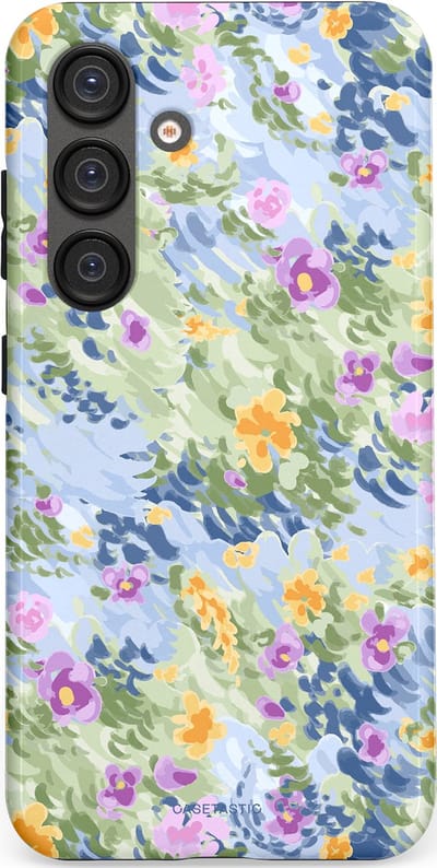 Casetastic Hoesje Geschikt voor Samsung S25 - Stijlvolle Beschermende Duo-layer Case - Vijver briesje