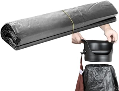 Knock Box Vuilniszakken - Prullenbak voor Espresso Knock Box - PP-materiaal | 35 inch verdikte verticale voering 380 g, individueel gevouwen afvalsysteem voor koffiekamer en stationsgebruik